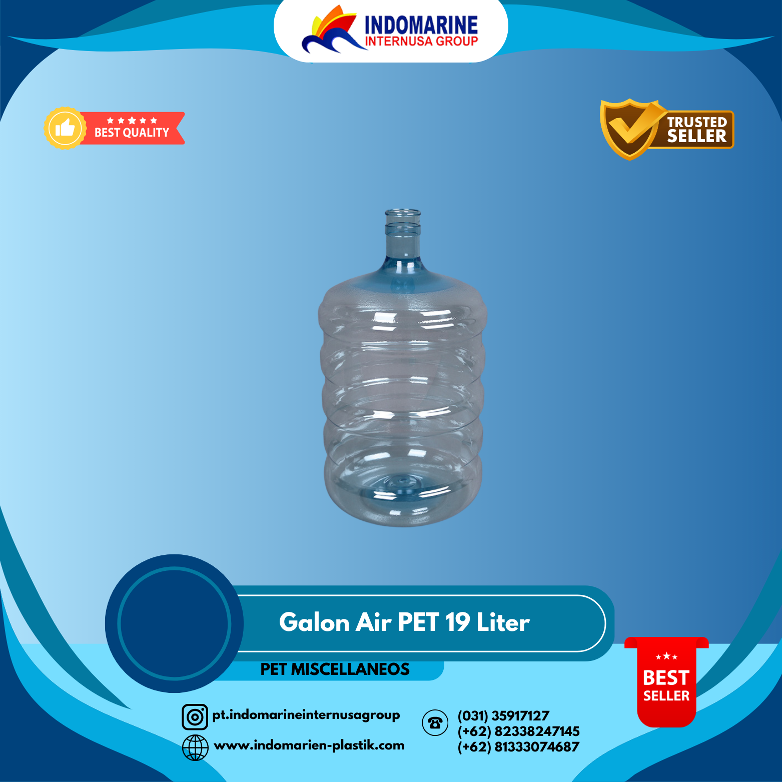 Galon Air PET 19 Liter