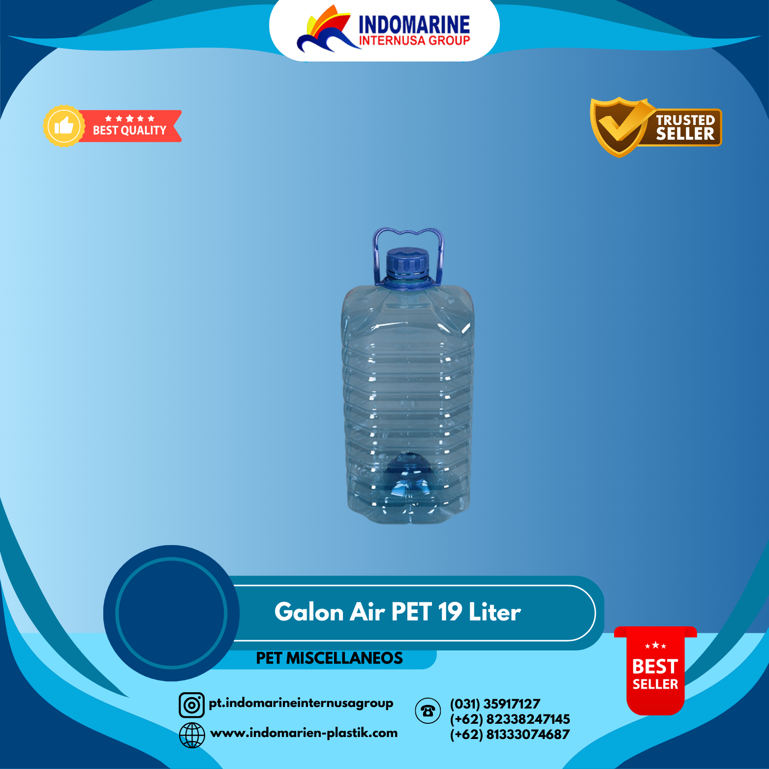 Galon Air PET 19 Liter