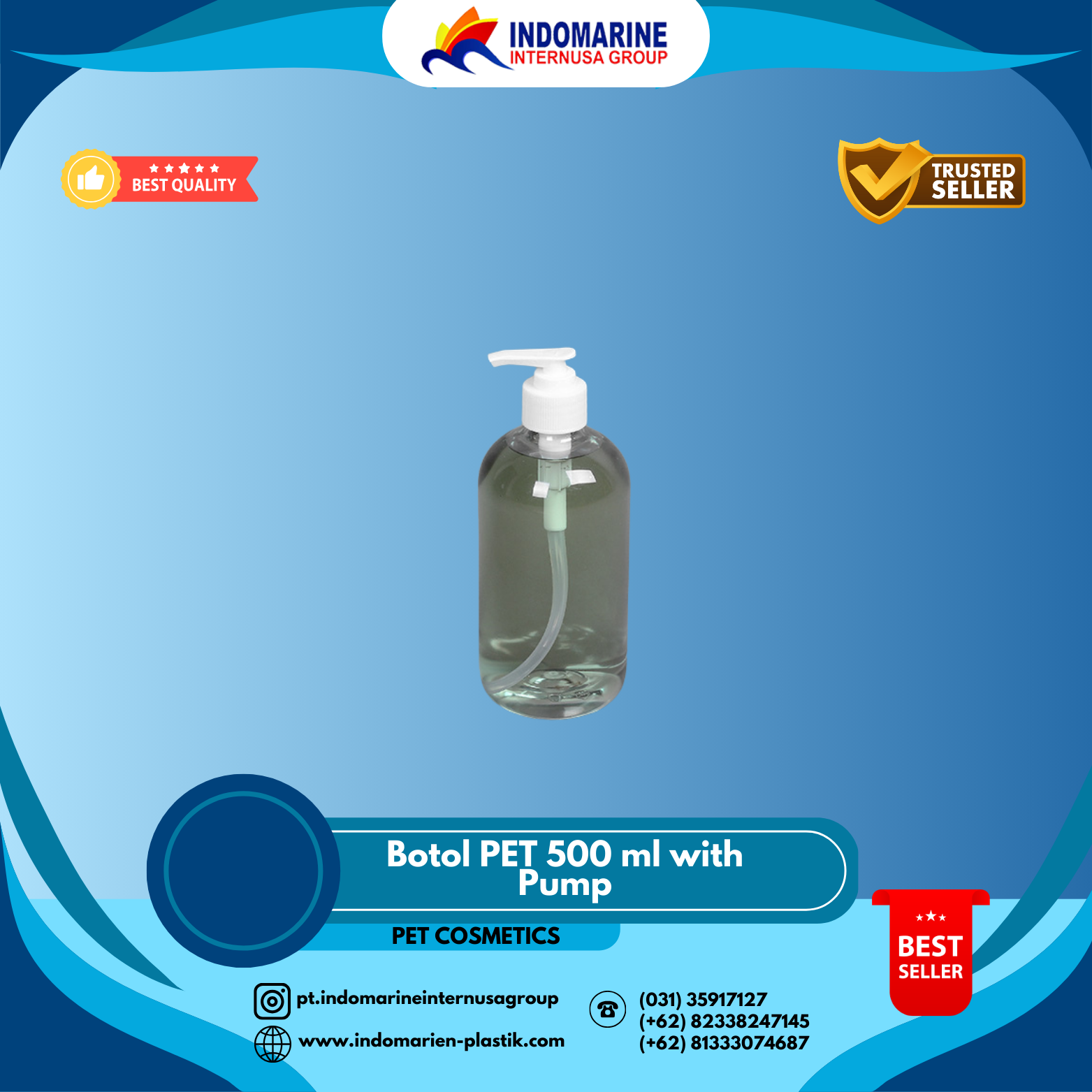 Botol Pupuk PET 250 CC With Lining