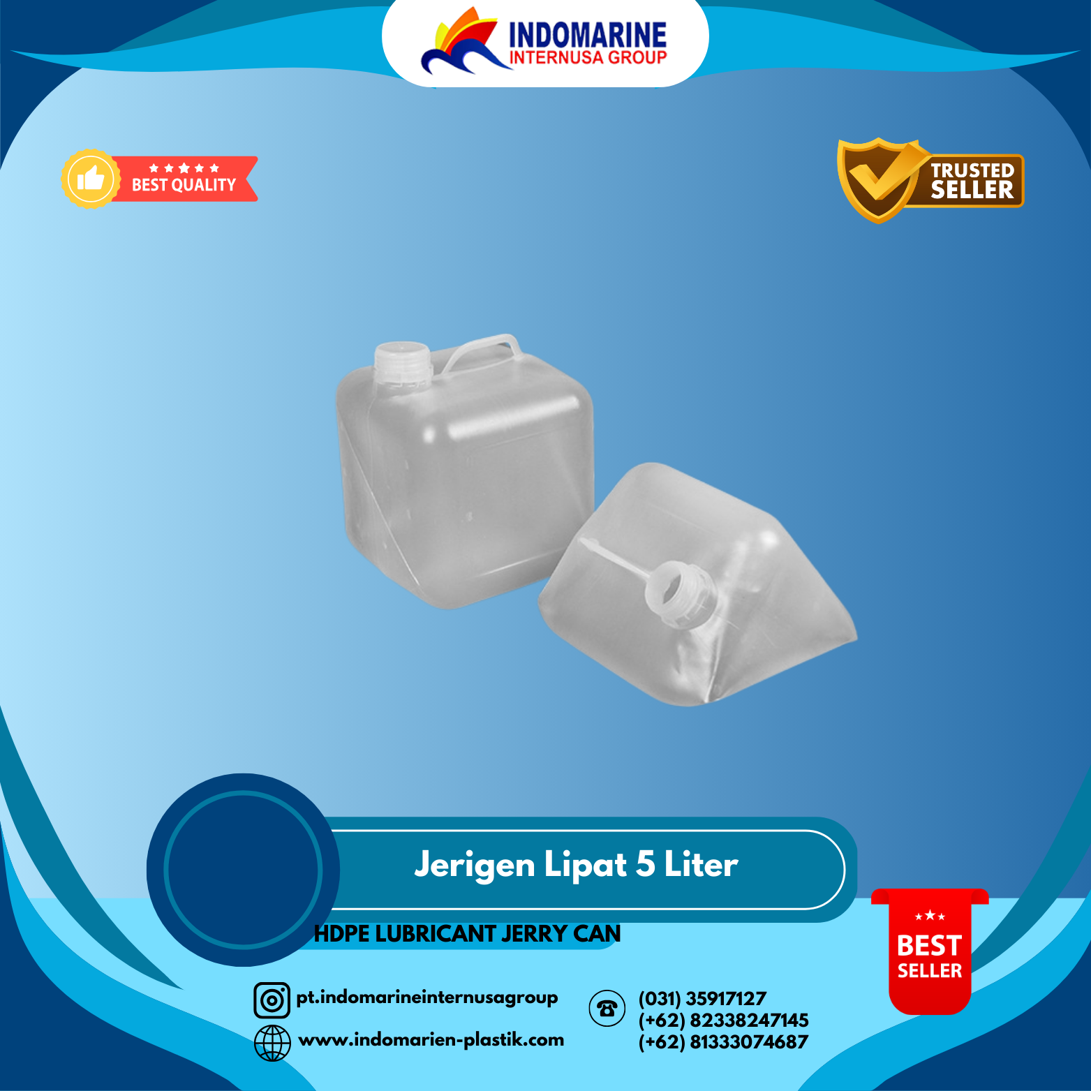 Jerigen Lipat 5 Liter