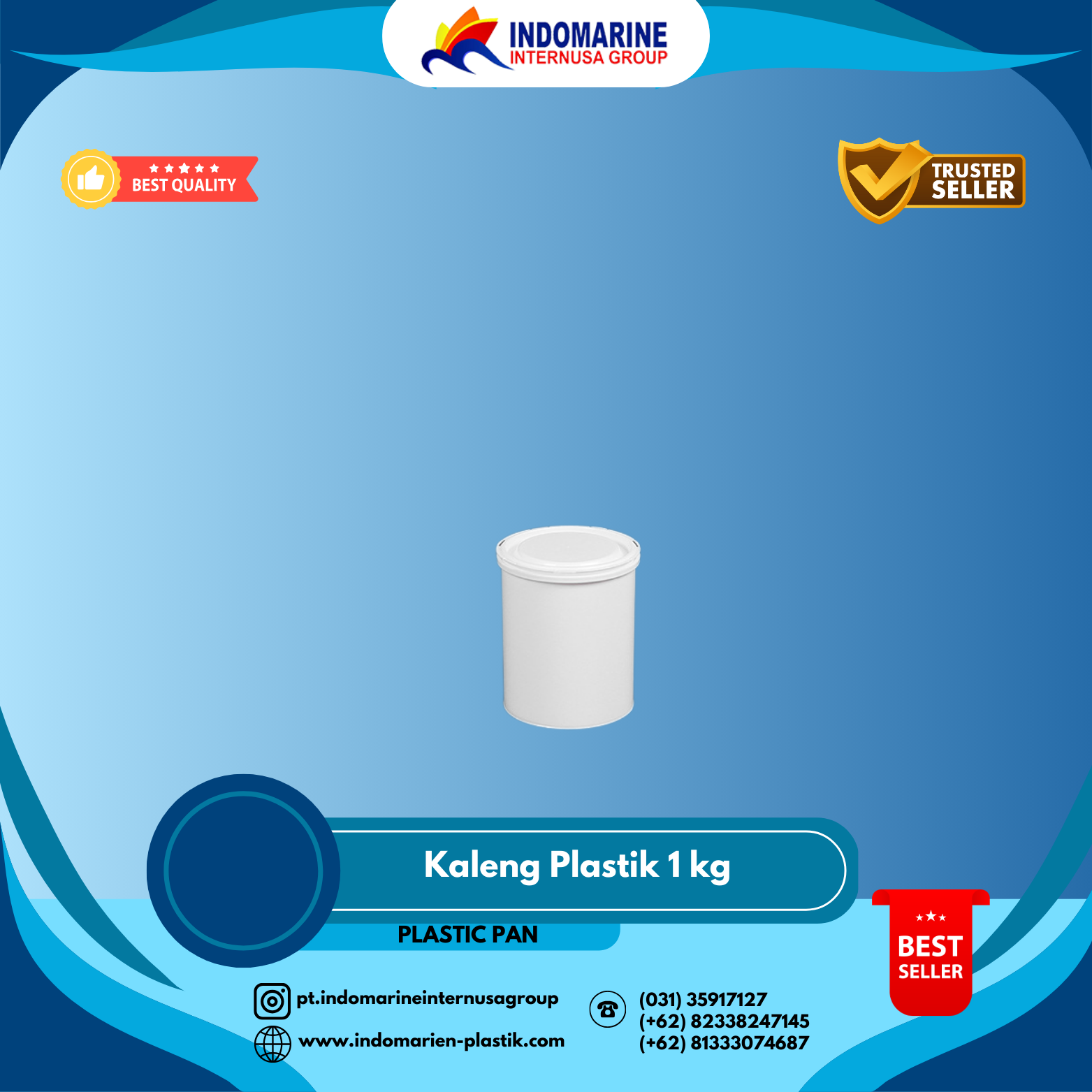 Kaleng Plastik 1 kg