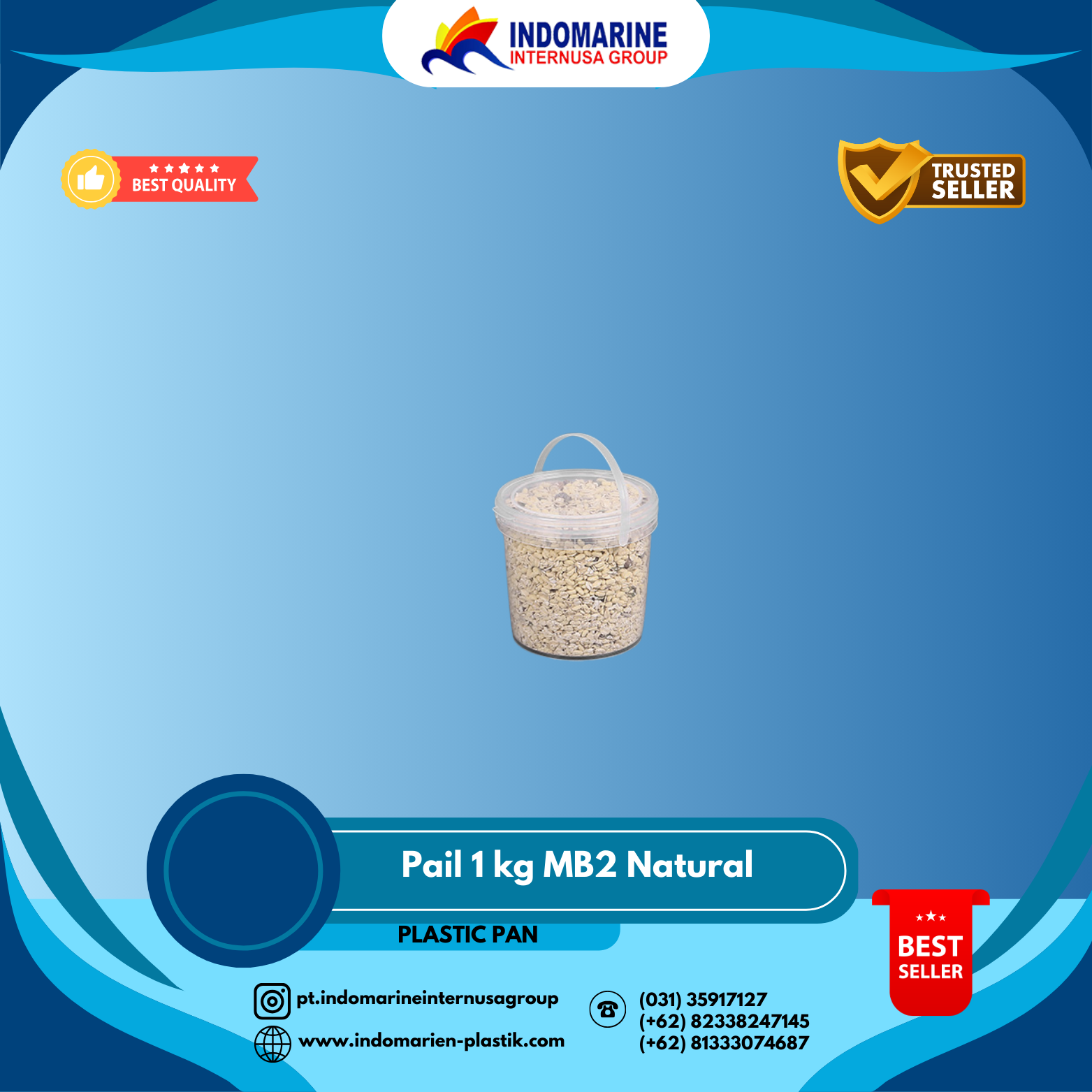 Pail 1 kg MB2 Natural