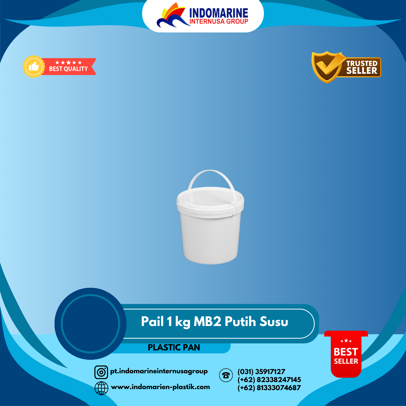 Pail 1 kg MB2 Putih Susu