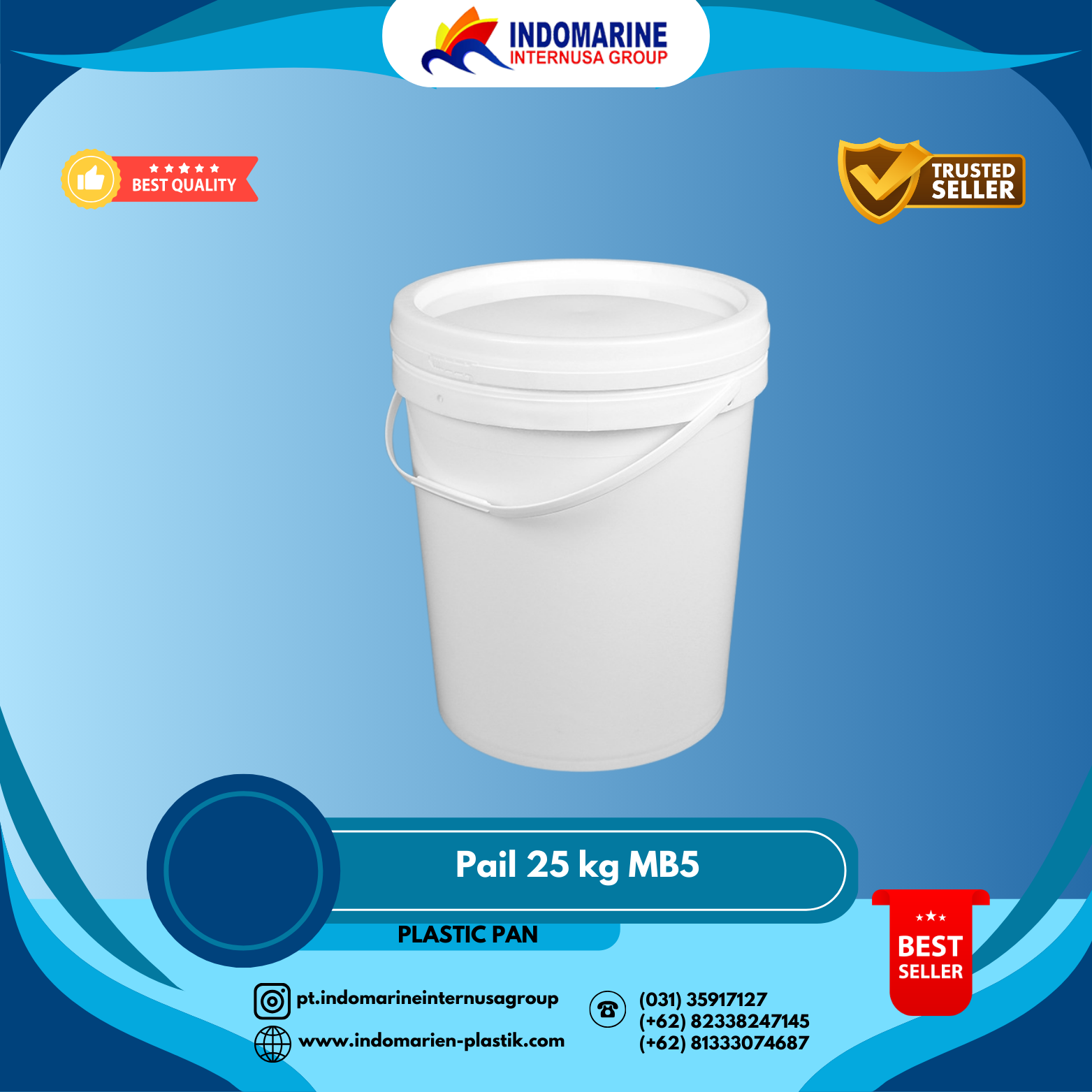 Pail 25 kg MB5
